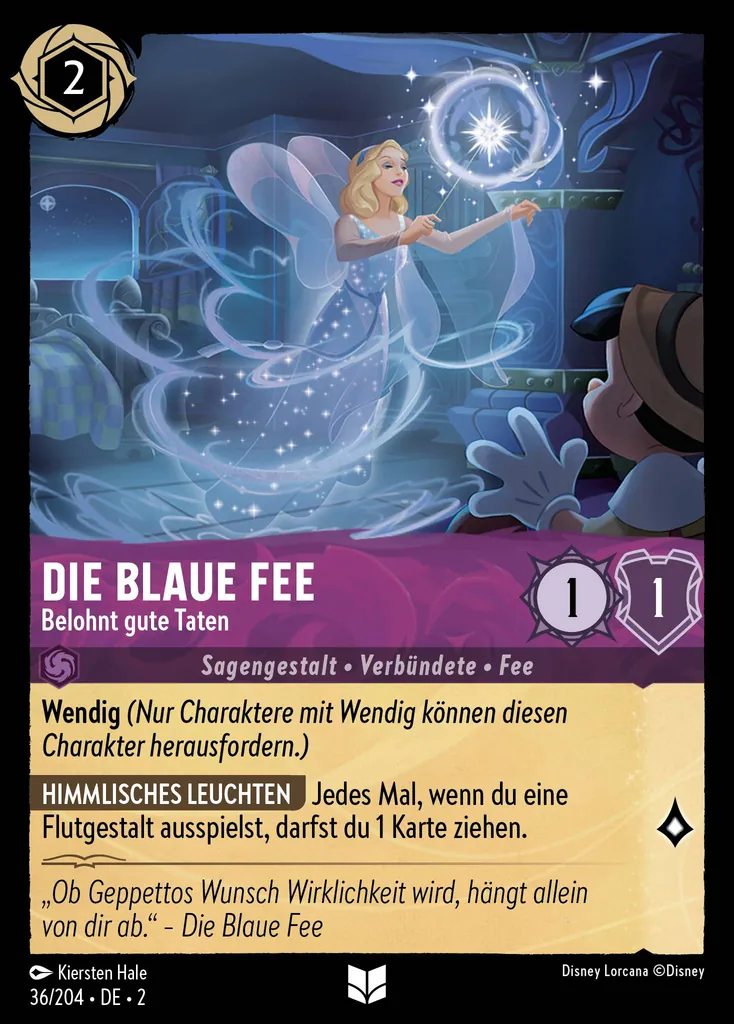 Die Blaue Fee - Belohnt gute Taten