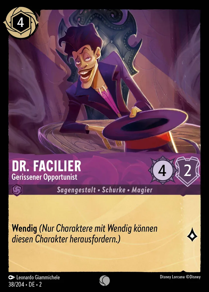 Dr. Facilier - Gerissener Opportunist
