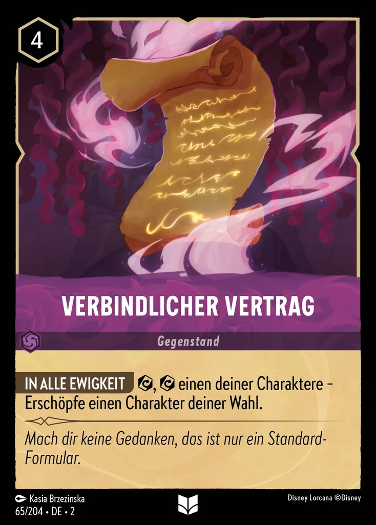 Verbindlicher Vertrag
