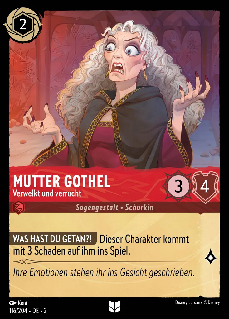 Mutter Gothel - Verwelkt und verrucht