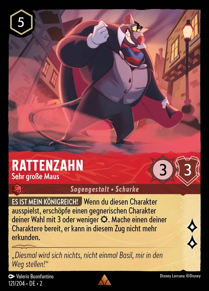 Rattenzahn - Sehr große Maus