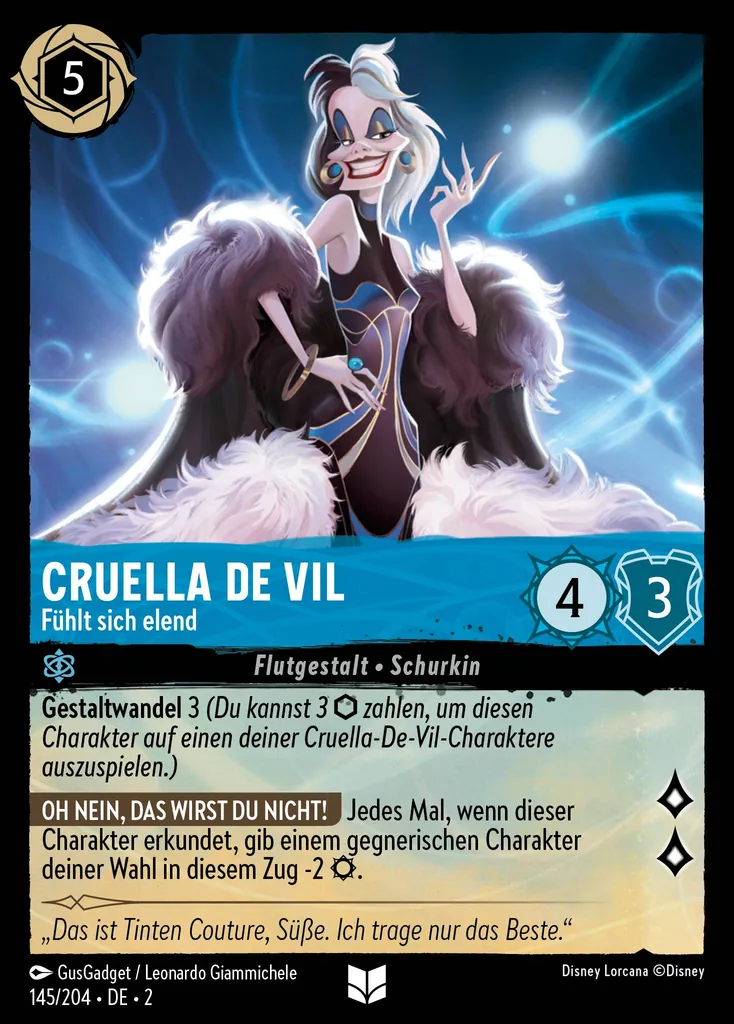 Cruella De Vil - FĂĽhlt sich elend