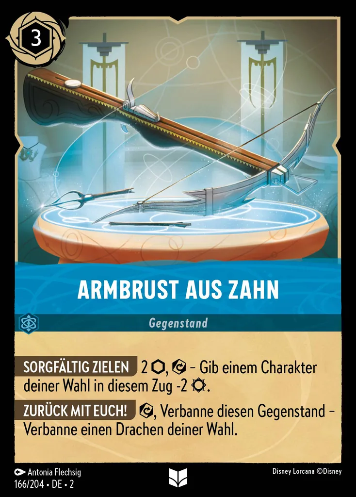 Armbrust aus Zahn