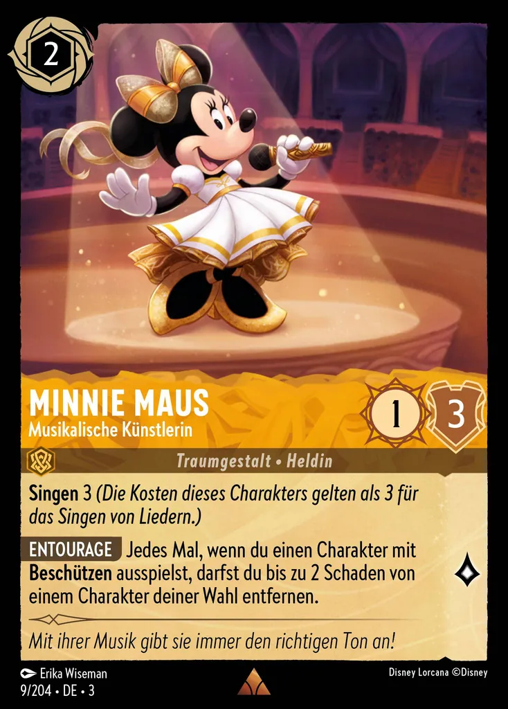 Minnie Maus - Musikalische KĂĽnstlerin