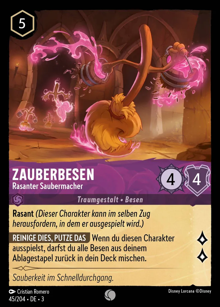 Zauberbesen - Rasanter Saubermacher