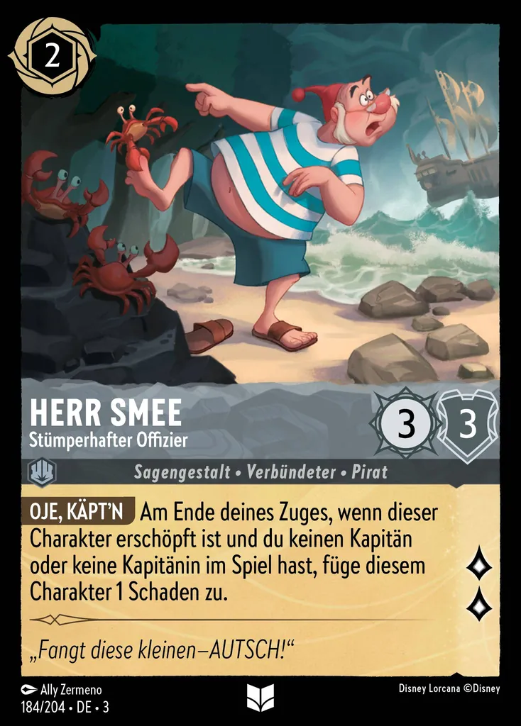 Herr Smee - StĂĽmperhafter Offizier