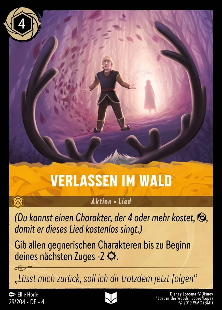 Verlassen im Wald