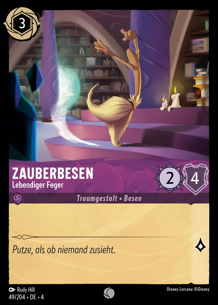 Zauberbesen - Lebendiger Feger