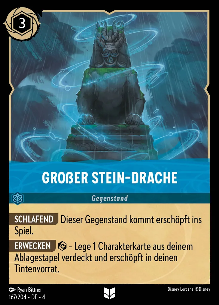 GroĂźer Stein-Drache