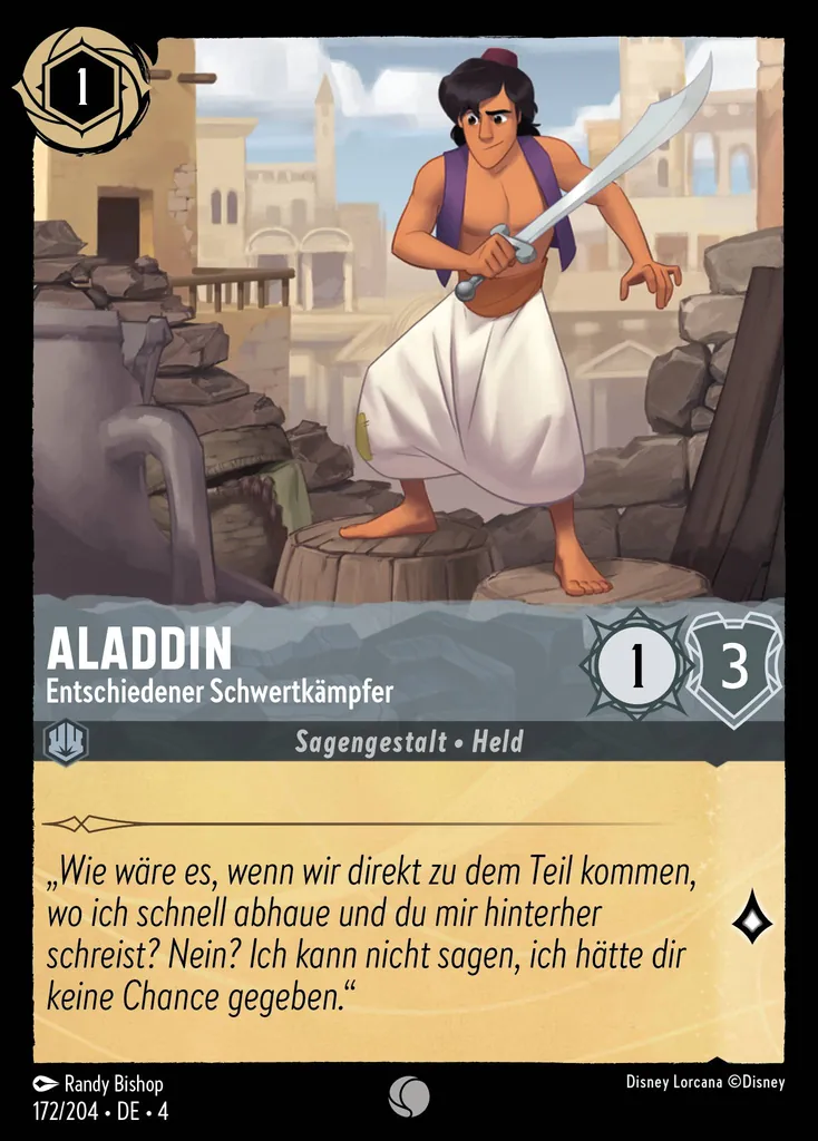 Aladdin - Entschiedener Schwertkämpfer