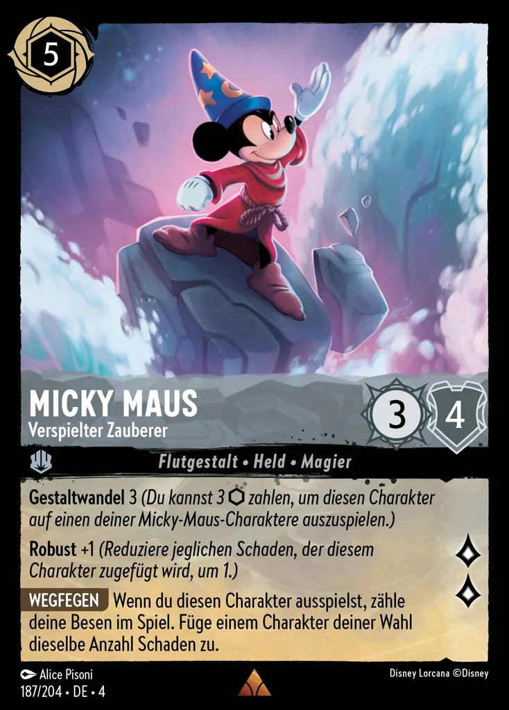 Mickey Mouse - Playful Sorcerer