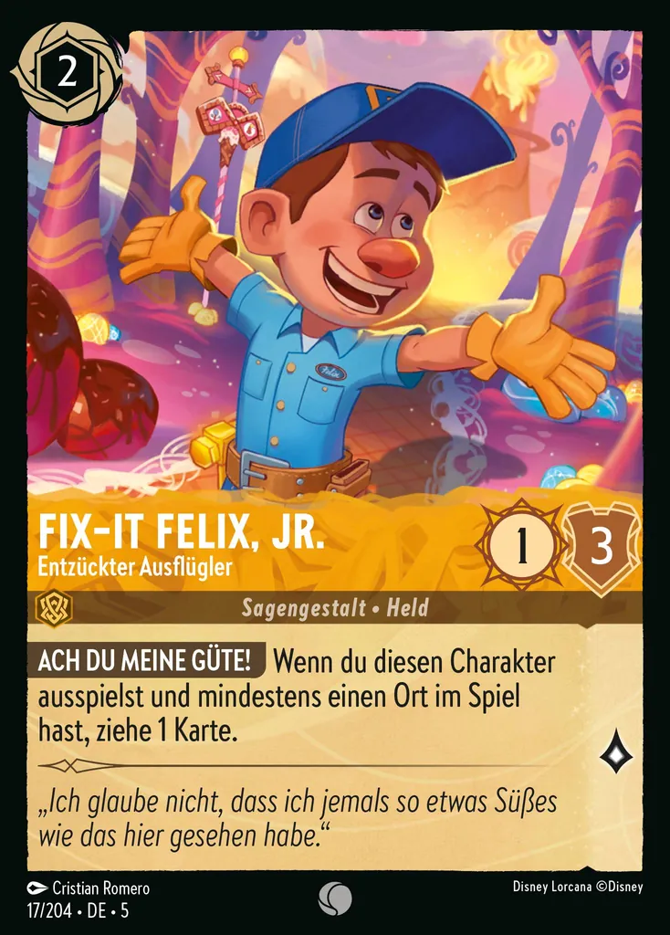 Fix-It Felix, Jr. - EntzĂĽckter AusflĂĽgler