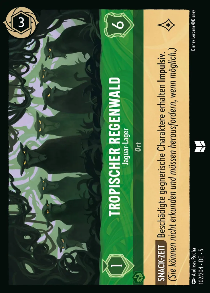 Tropischer Regenwald - Jaguar-Lager