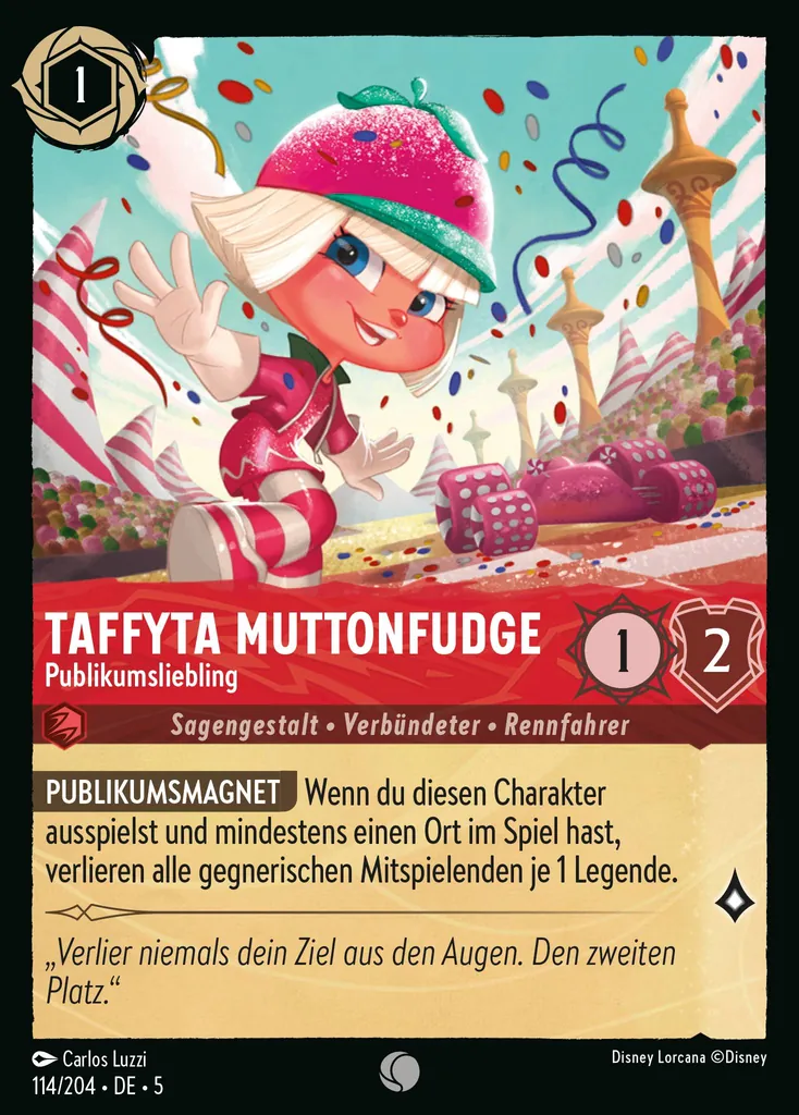 Taffyta Muttonfudge - Publikumsliebling