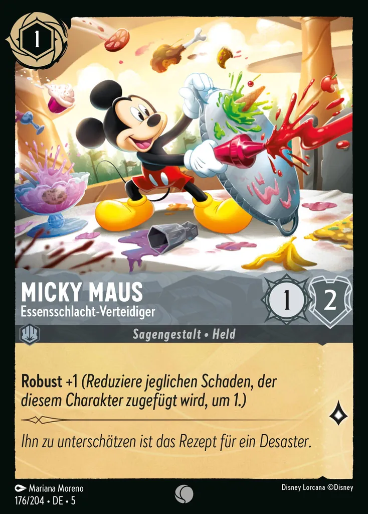 Micky Maus - Essensschlacht-Verteidiger