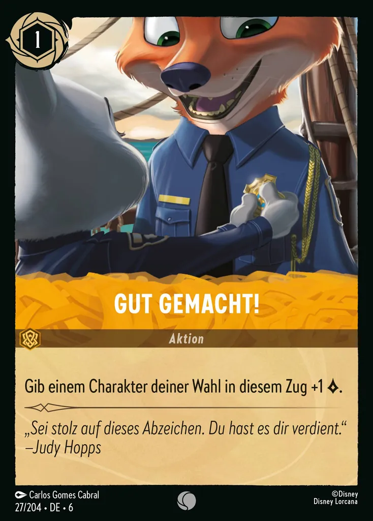 Gut gemacht!