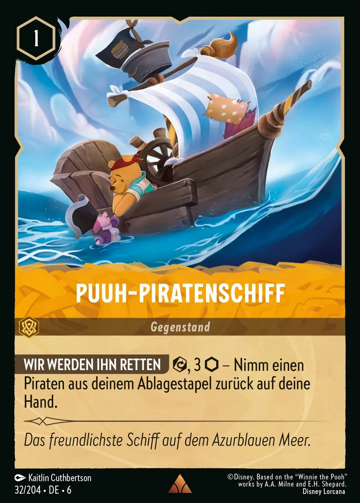 Puuh-Piratenschiff