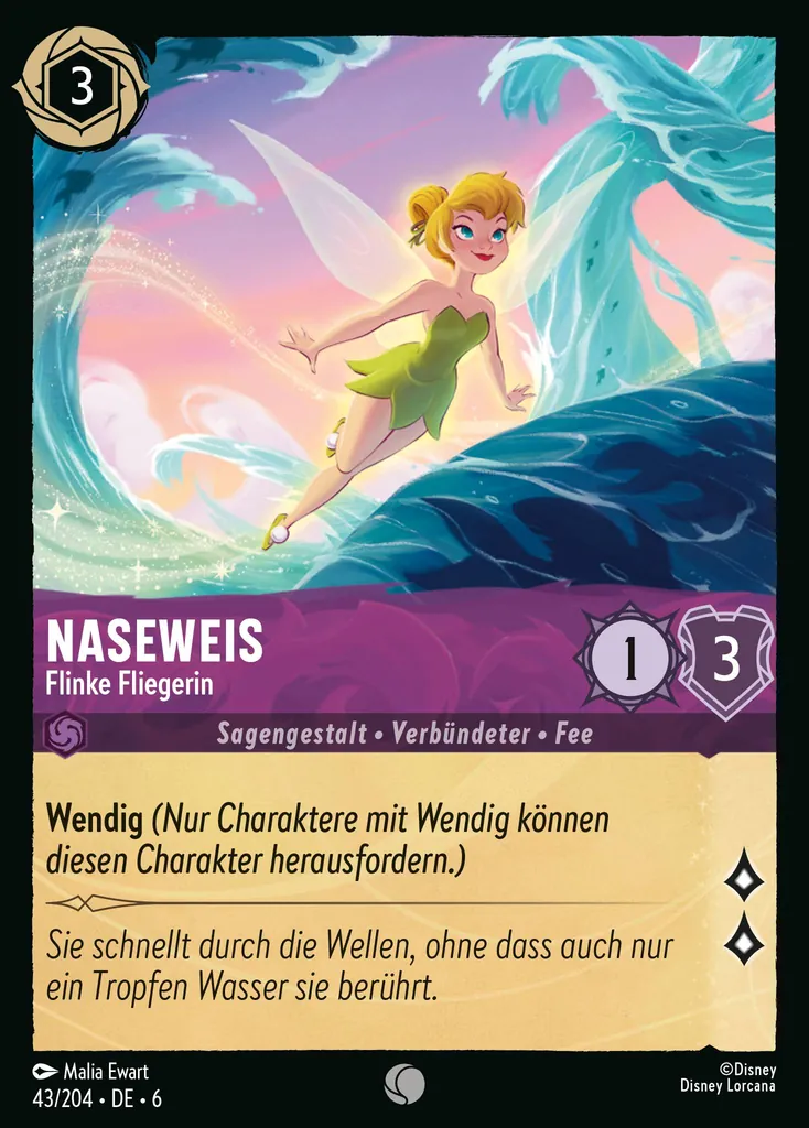 Naseweis - Flinke Fliegerin