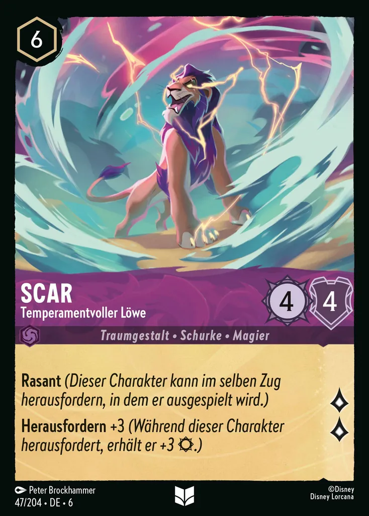 Scar - Temperamentvoller Löwe