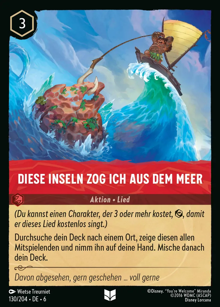 Diese Inseln zog ich aus dem Meer