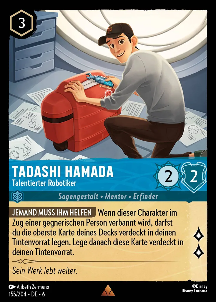 Tadashi Hamada - Talentierter Robotiker