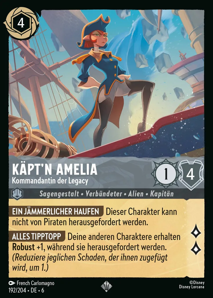 Käpt'n Amelia - Kommandantin der Legacy