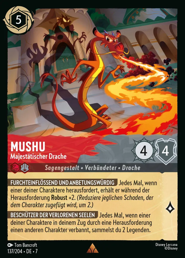 Mushu - Majestätischer Drache