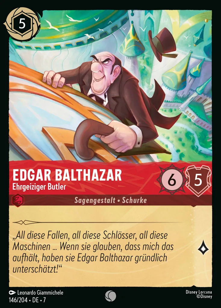 Edgar Balthazar - Ehrgeiziger Butler