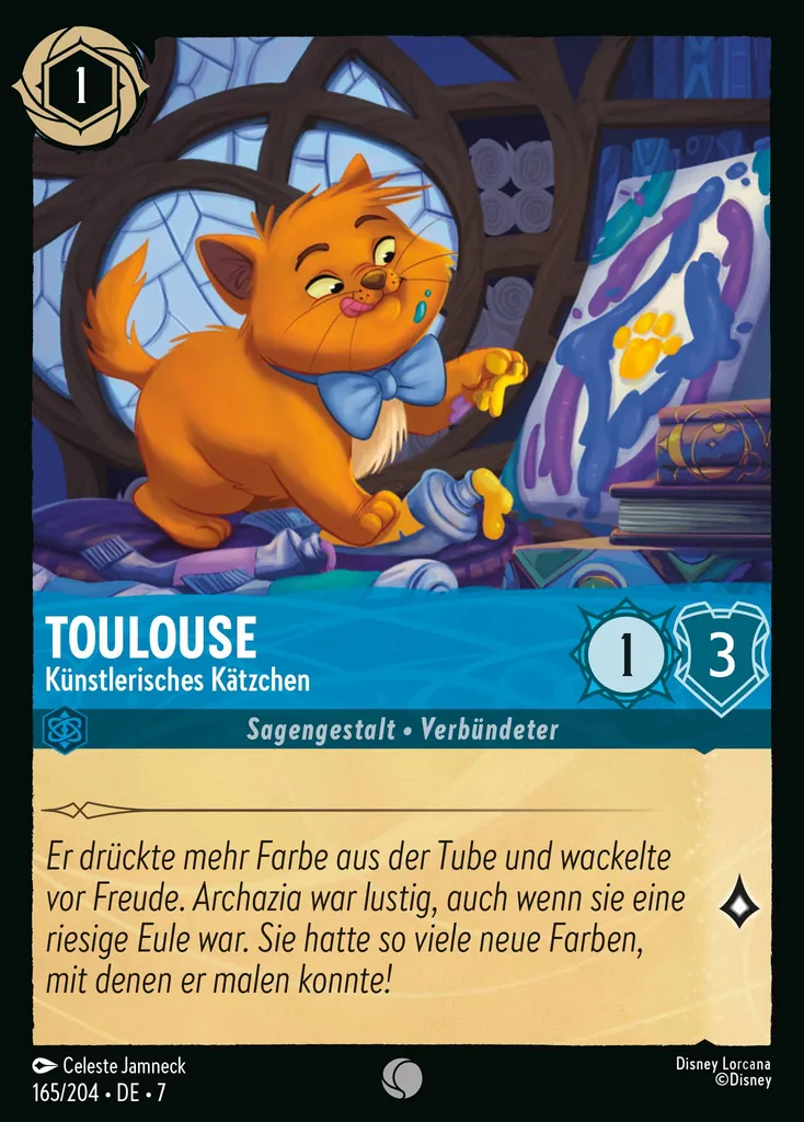 Toulouse - Künstlerisches Kätzchen