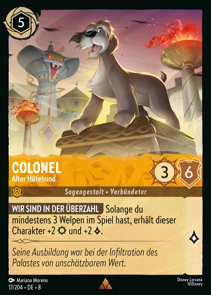 Colonel - Alter HĂĽtehund