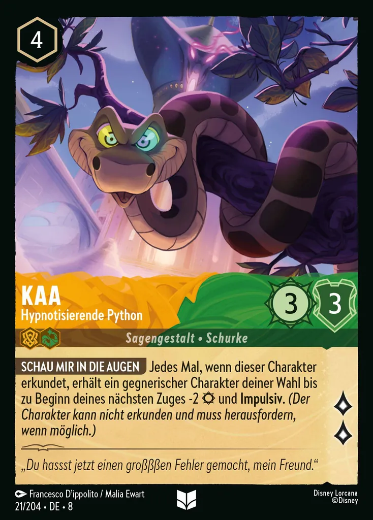 Kaa - Hypnotisierende Python