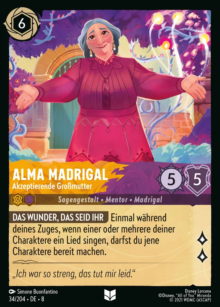Alma Madrigal - Akzeptierende Großmutter