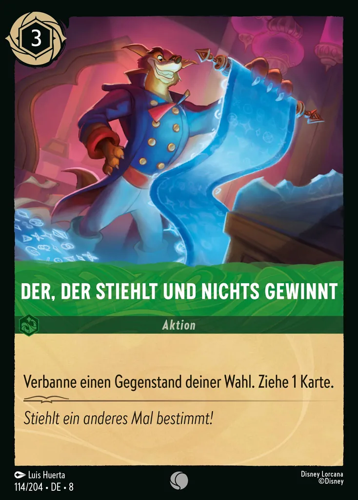 Der, der stiehlt und nichts gewinnt