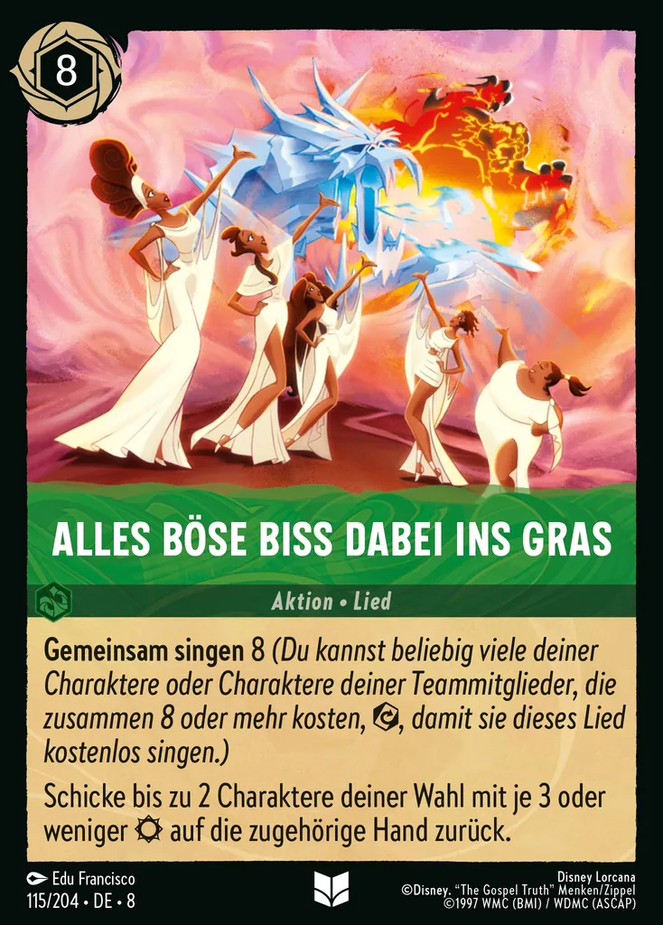 Alles Böse biss dabei ins Gras