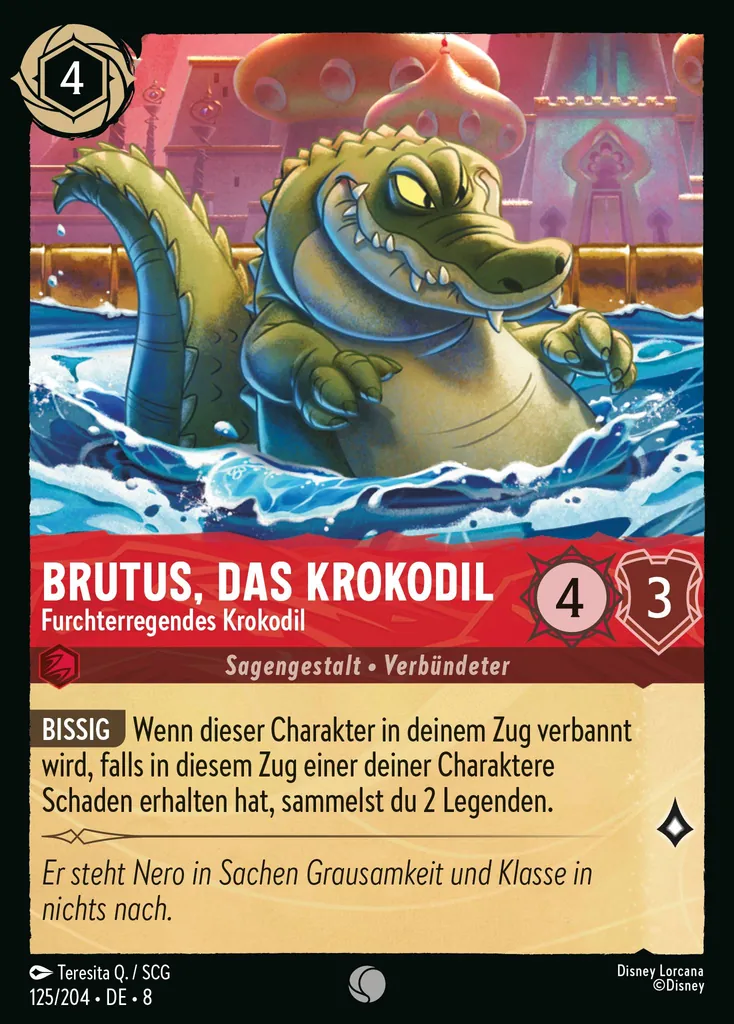 Brutus, das Krokodil - Furchterregendes Krokodil