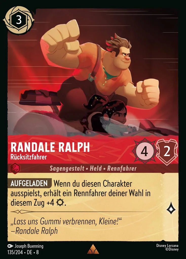 Randale Ralph - RĂĽcksitzfahrer