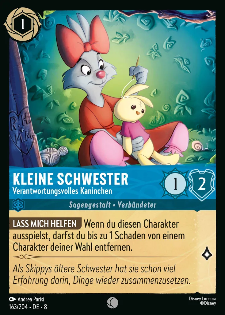 Kleine Schwester - Verantwortungsvolles Kaninchen