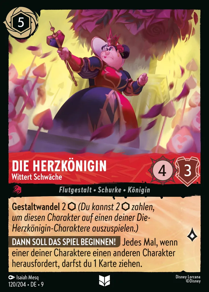 Die Herzkönigin - Wittert Schwäche