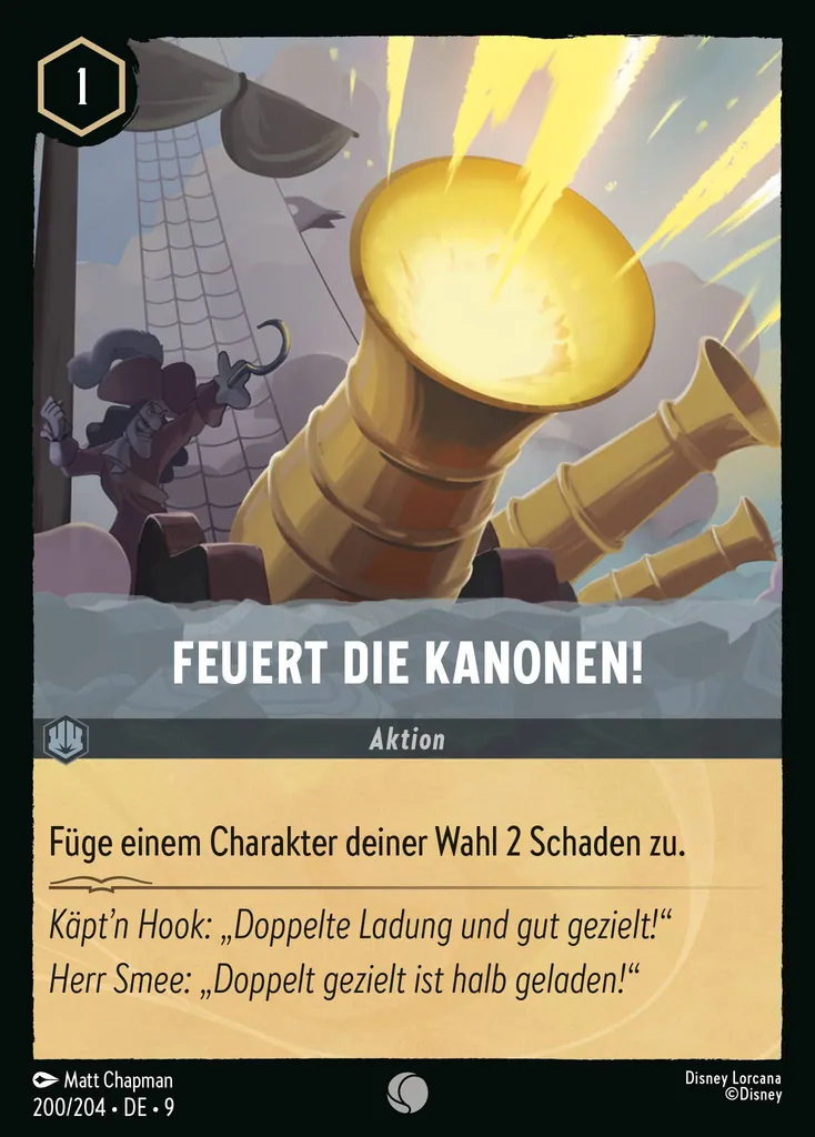 Feuert die Kanonen!