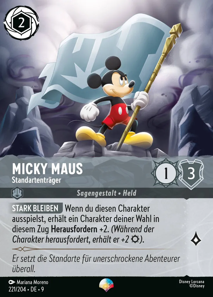 Micky Maus - Standartenträger