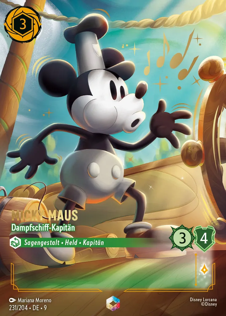 Micky Maus - Dampfschiff-Kapitän