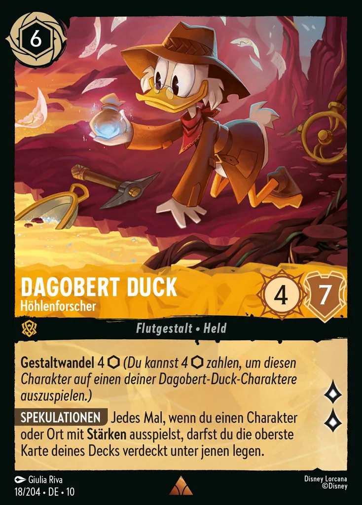 Dagobert Duck - Höhlenforscher
