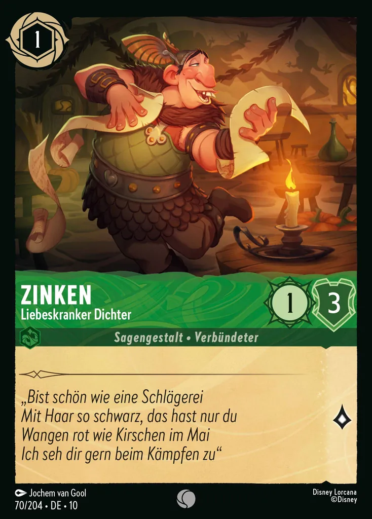 Zinken - Liebeskranker Dichter