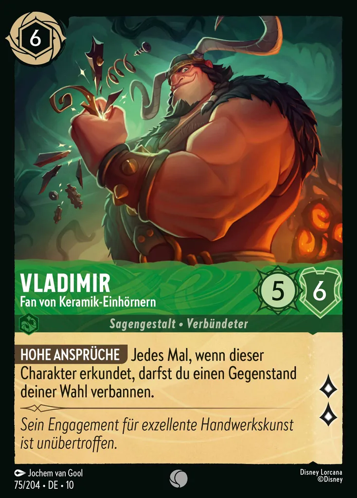 Vladimir - Fan von Keramik-Einhörnern