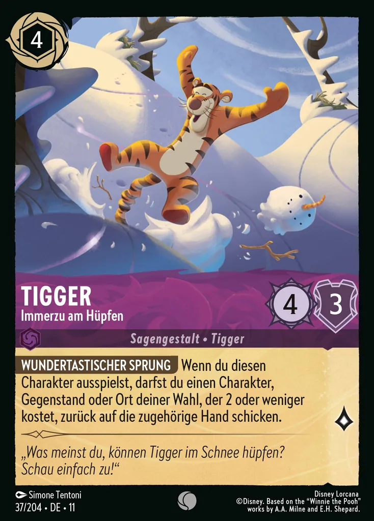 Tigger - Immerzu am HĂĽpfen