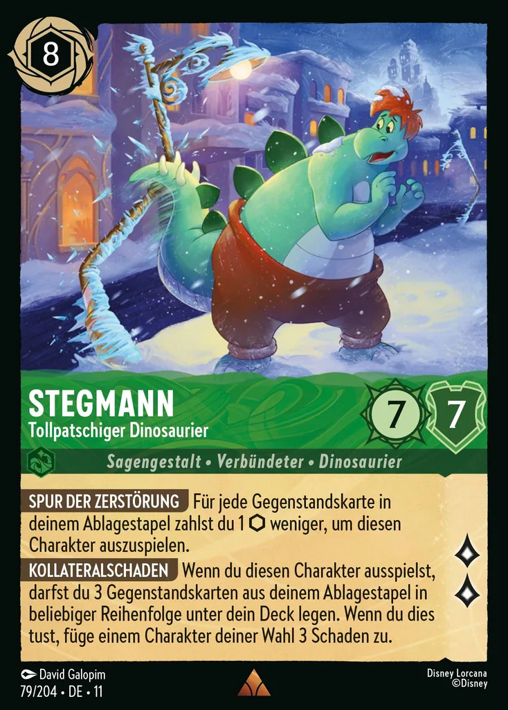 Stegmann - Tollpatschiger Dinosaurier