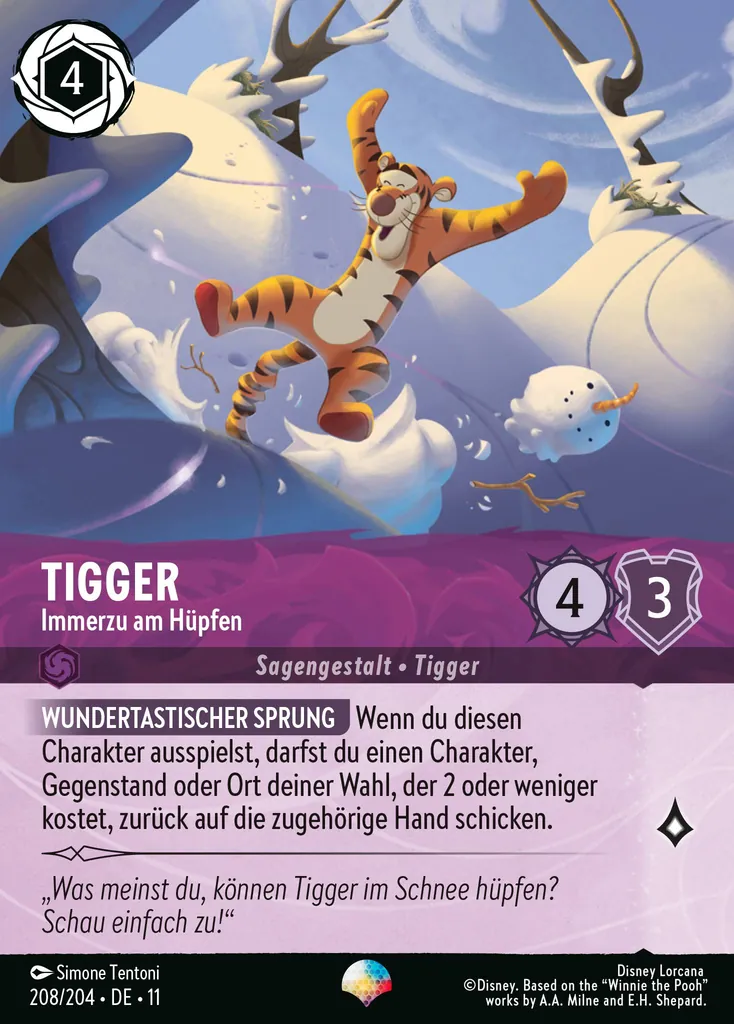 Tigger - Immerzu am HĂĽpfen