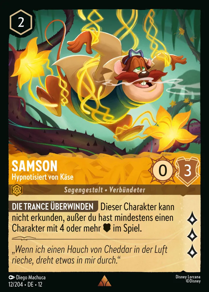 Samson - Hypnotisiert von Käse