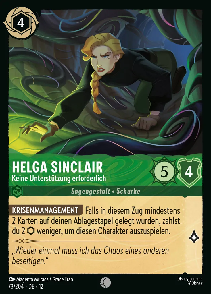 Helga Sinclair - Keine UnterstĂĽtzung erforderlich