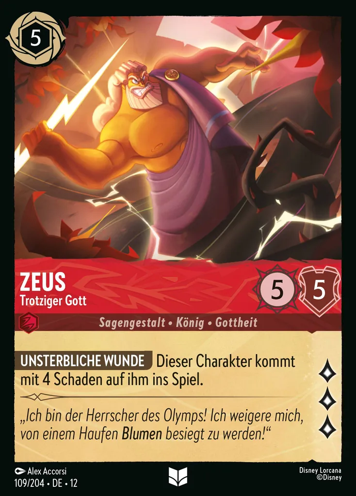 Zeus - Trotziger Gott